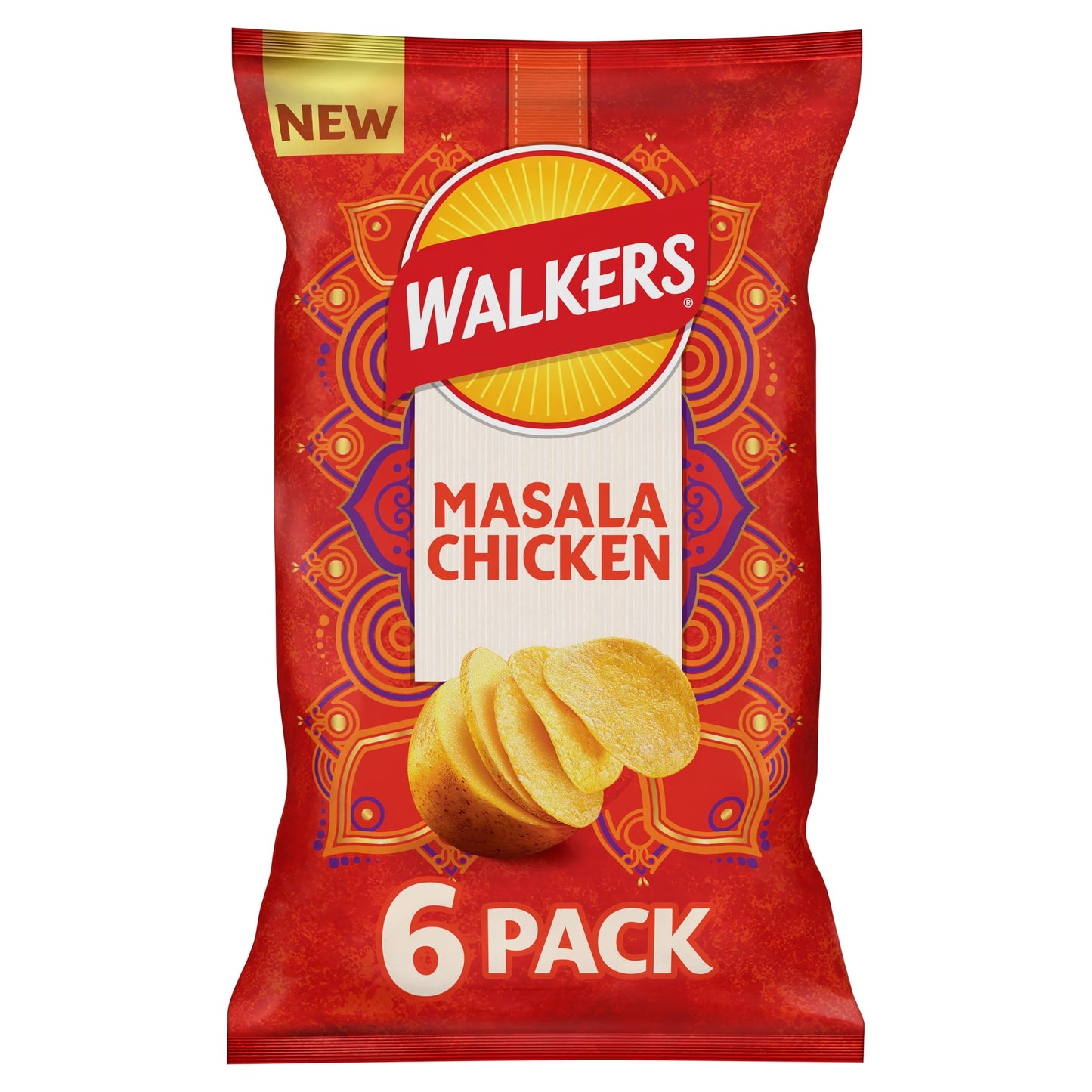 Walkers Masala Chicken Multipack Crisps 6 x 25g — image 5