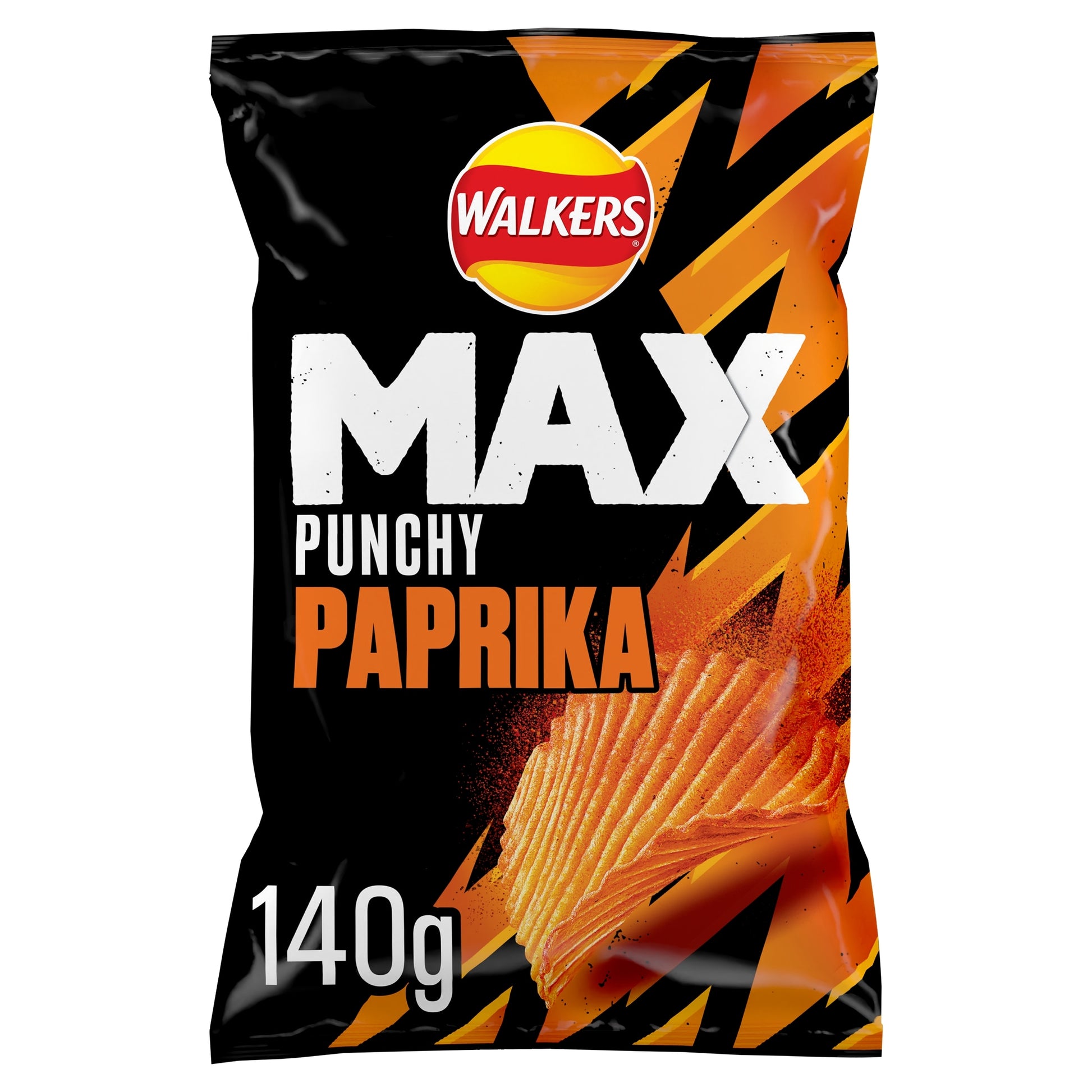 Walkers MAX Paprika Sharing Crisps 140g — image 1