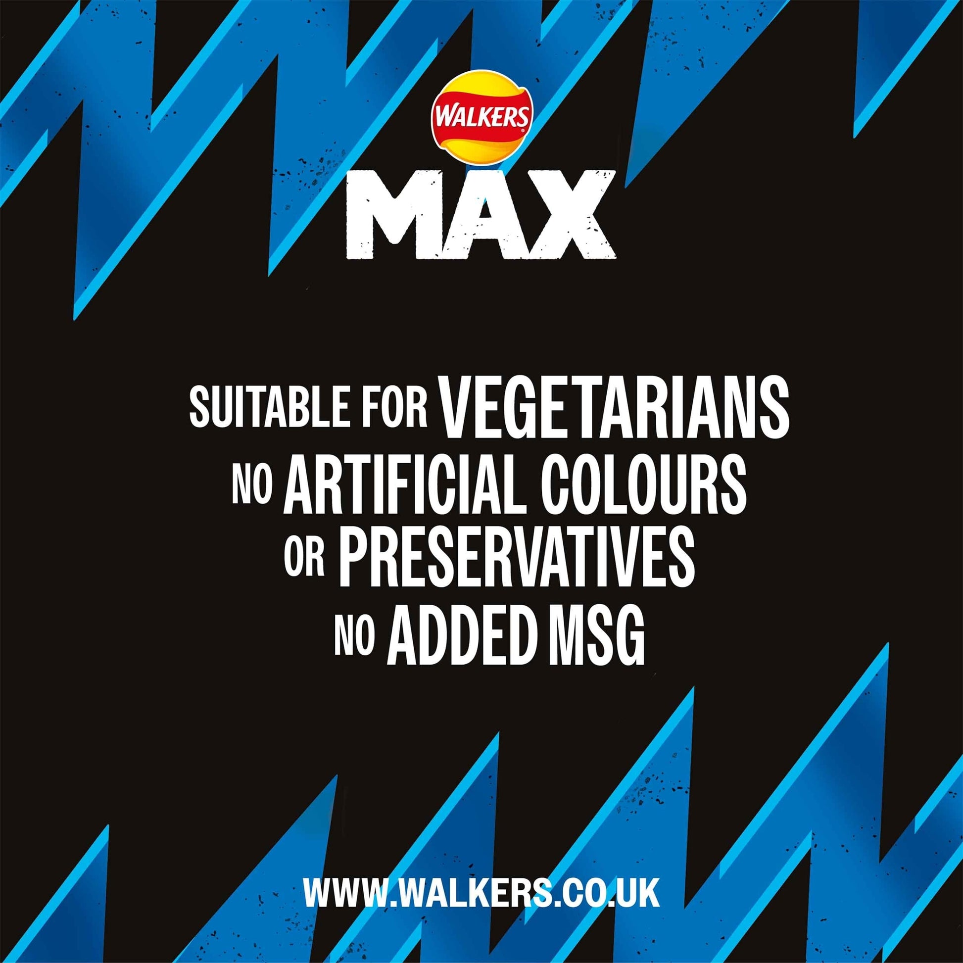 Walkers Max Salt & Malt Vinegar Crisps 60G — image 2