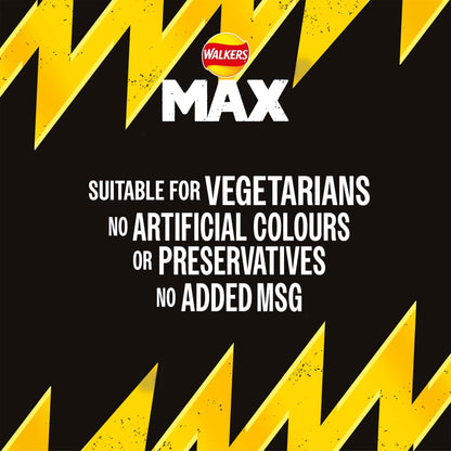 Walkers Max Strong Jalapeño & Cheese Sharing Bag Crisps 140g — image 3