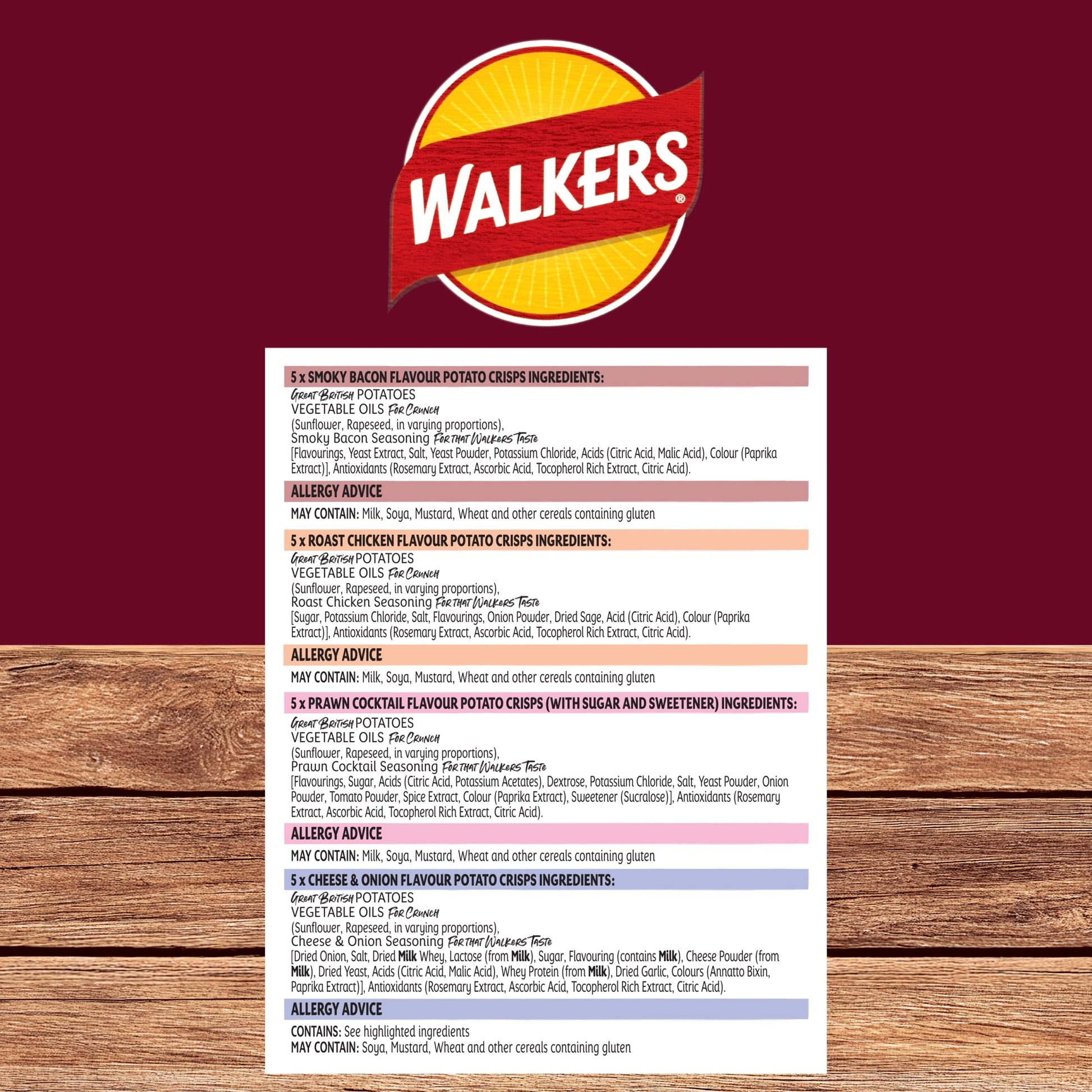 Walkers Meaty Variety Crisps - 20 x 25g — image 4