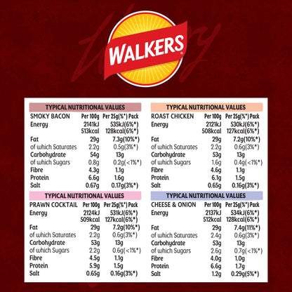 Walkers Meaty Variety Multipack Crisps 14x25g — image 5