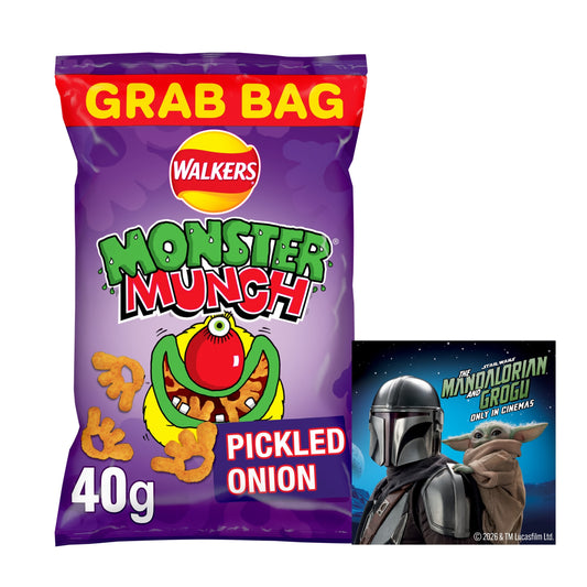 Walkers Monster Munch Pickled Onion Crisps 40g — image 1