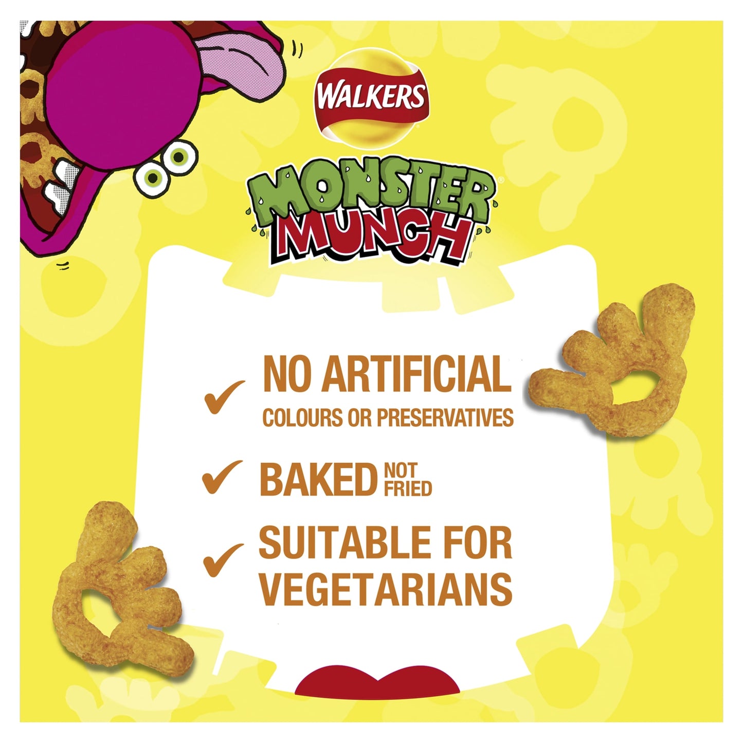 Walkers Monster Munch Roast Beef Multipack Crisps 6x20g — image 2