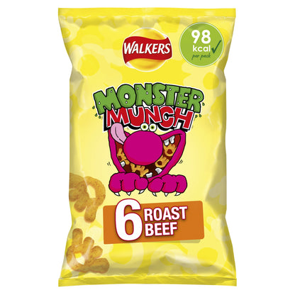 Walkers Monster Munch Roast Beef Multipack Crisps 6x20g — image 5