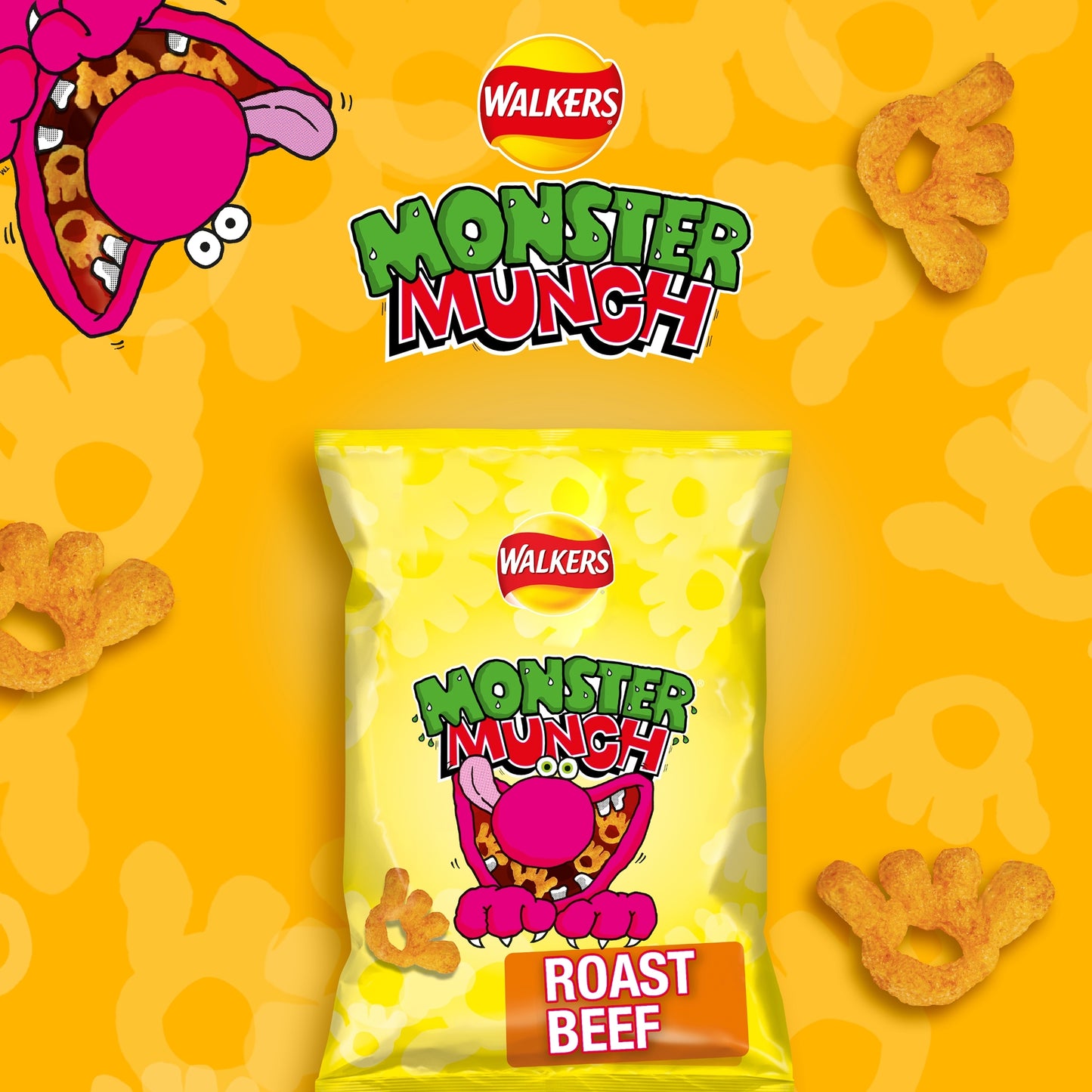 Walkers Monster Munch Snacks - Roast Beef 40g — image 3