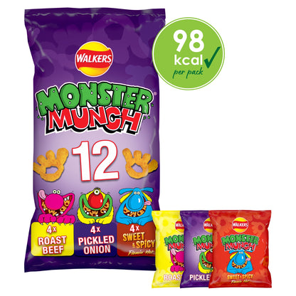 Walkers Monster Munch Variety Multipack Crisps 12x20g — image 2