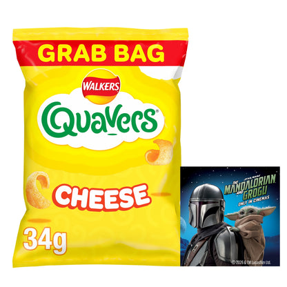 Walkers Quavers Cheese Grab Bag Crisps 34g — image 1