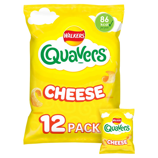 Walkers Quavers Cheese Multipack Crisps 12x16g — image 1
