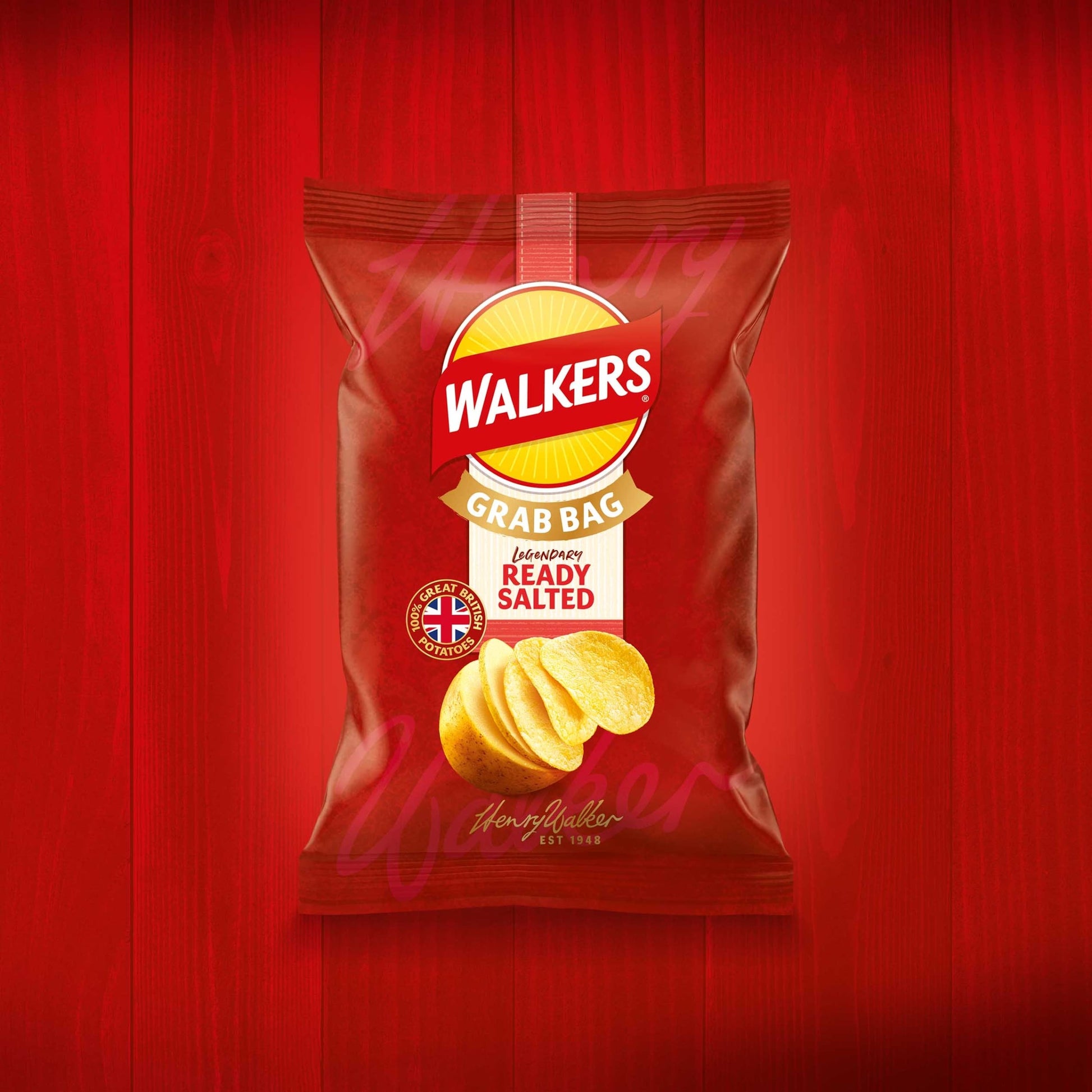 Walkers Ready Salted Grab Bag Crisps 45g — image 2