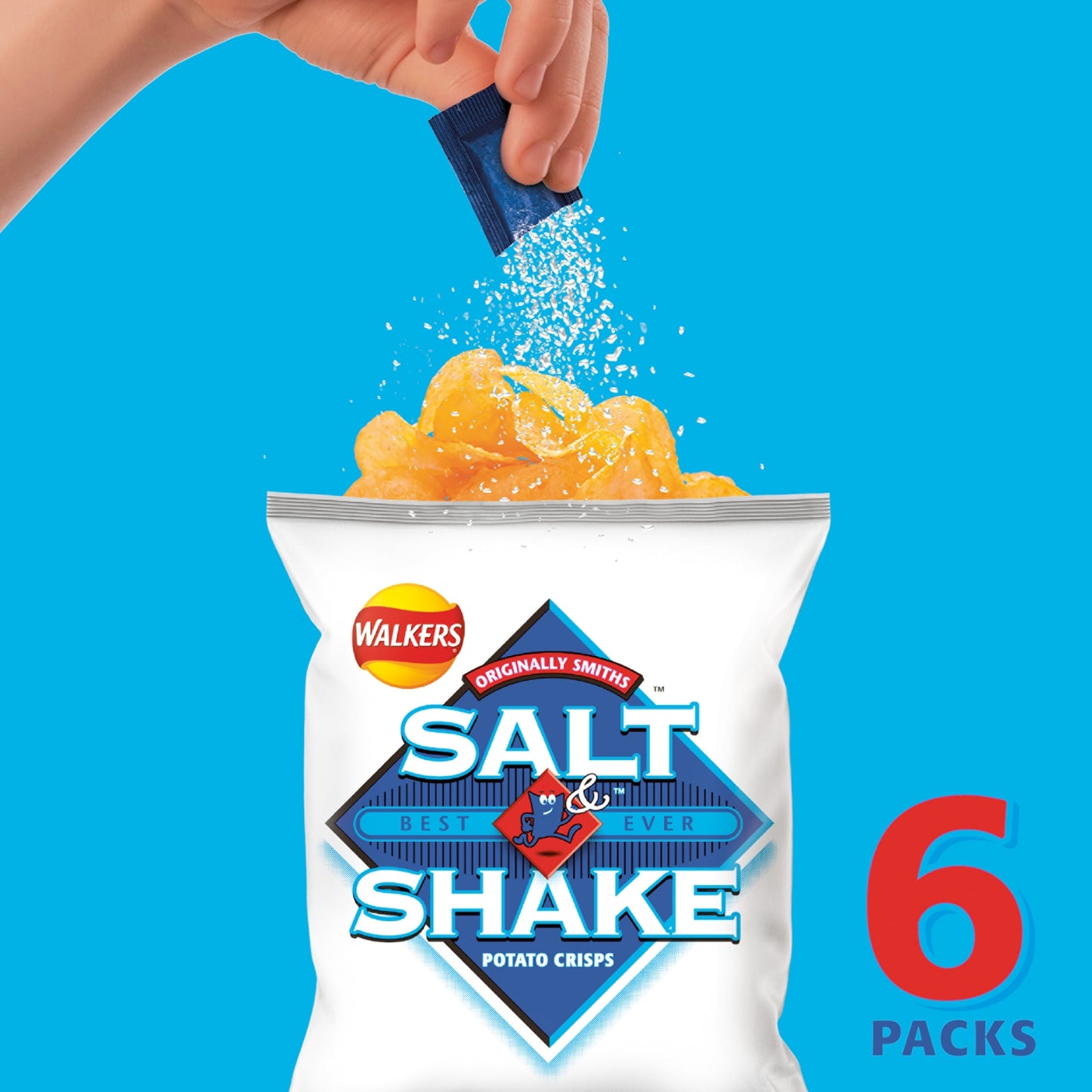 Walkers Salt & Shake Multipack Crisps 6x24g — image 2
