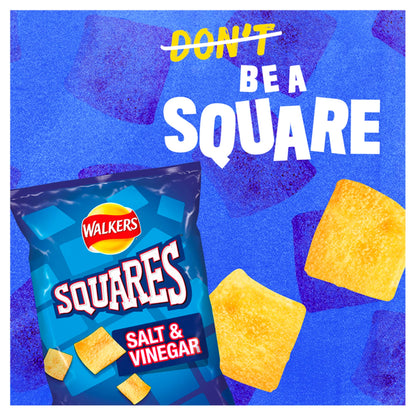 Walkers Squares Salt & Vinegar Grab Bag Crisps 40g — image 2