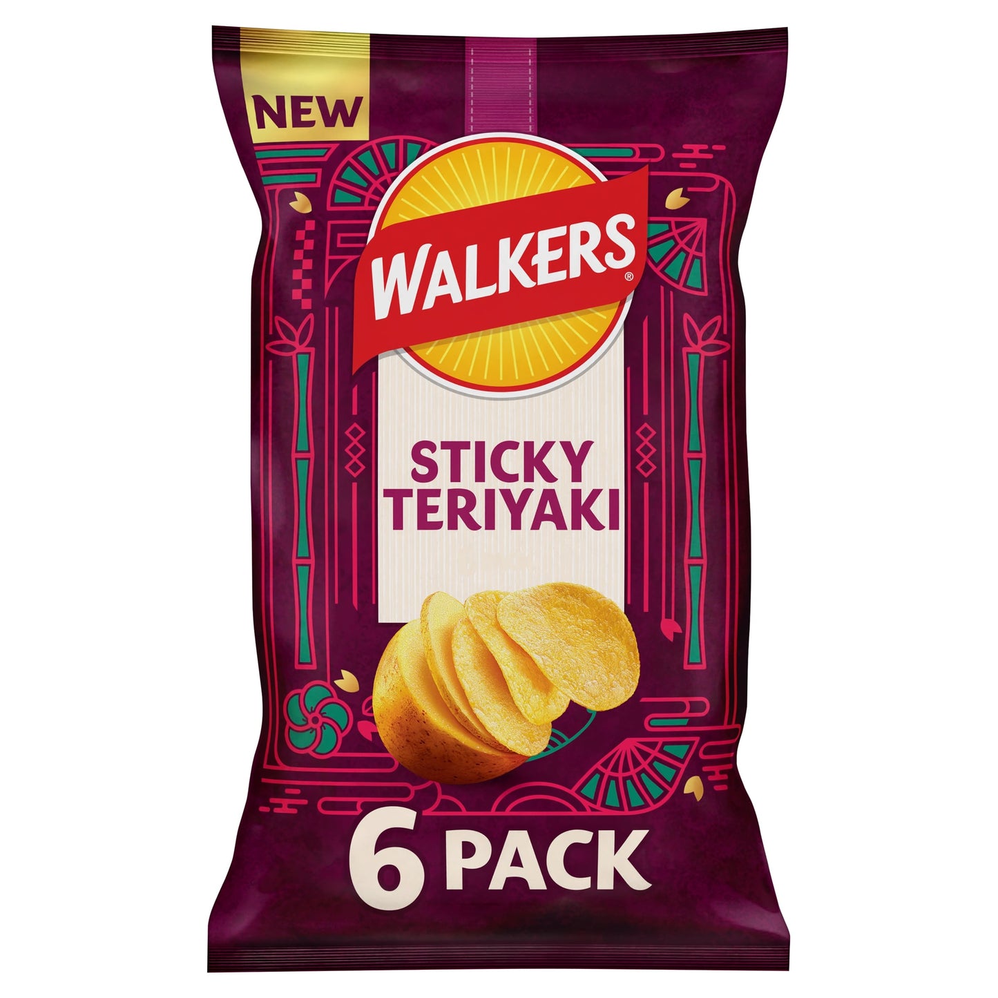Walkers Sticky Teriyaki Multipack Crisps 6 x 25g — image 5