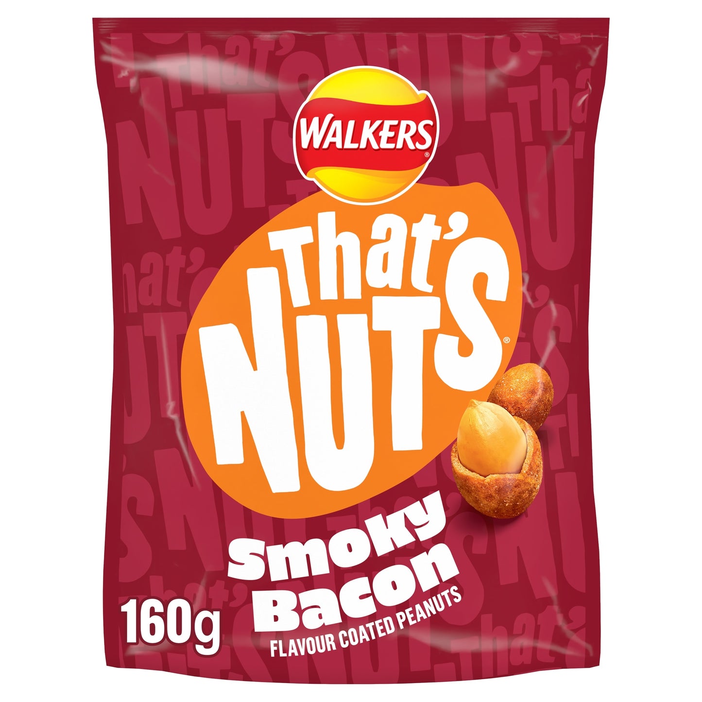Walkers Thats Nuts Smoky Bacon 160g — image 1