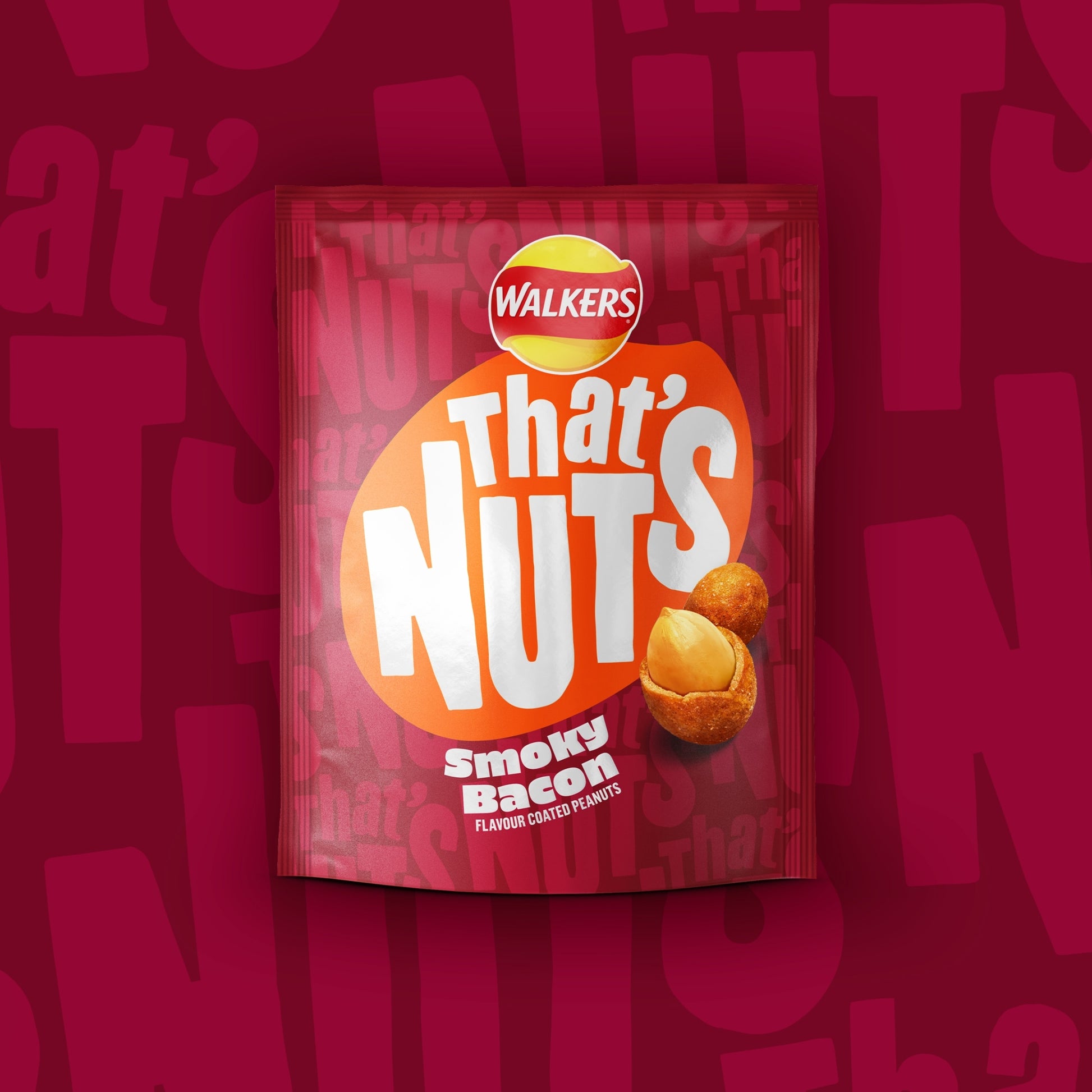 Walkers Thats Nuts Smoky Bacon 160g — image 2