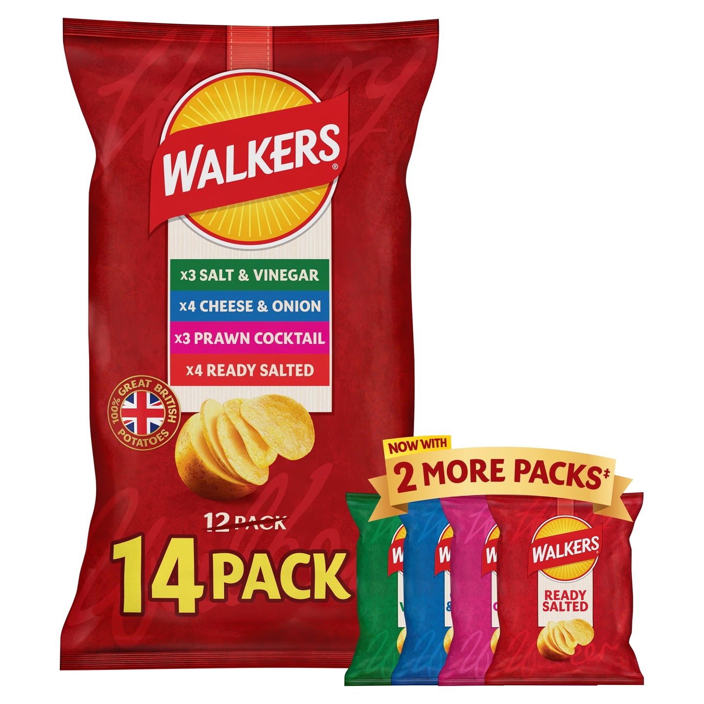Walkers Variety Multipack Crisps 14x25g — image 3