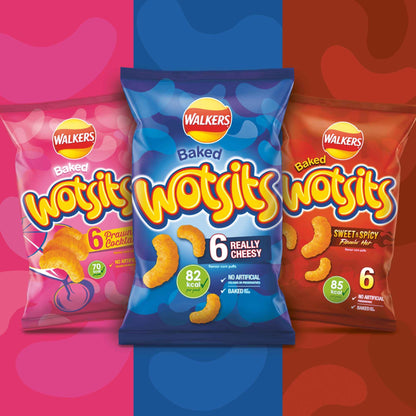 Walkers WOTSITS Cheese Multipack Crisps 20x16.5g