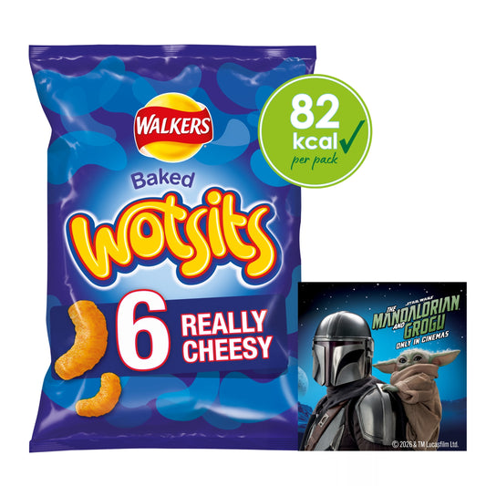 Walkers Wotsits Cheese Multipack Crisps 6x16.5g — image 1