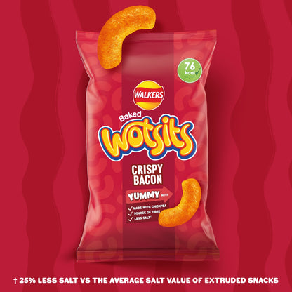 Walkers Wotsits Crispy Bacon Multipack Crisps 6 x 16g — image 2