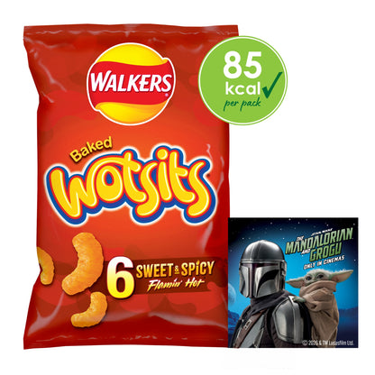 Walkers Wotsits Flamin' Hot Multipack Crisps 6x16g — image 1