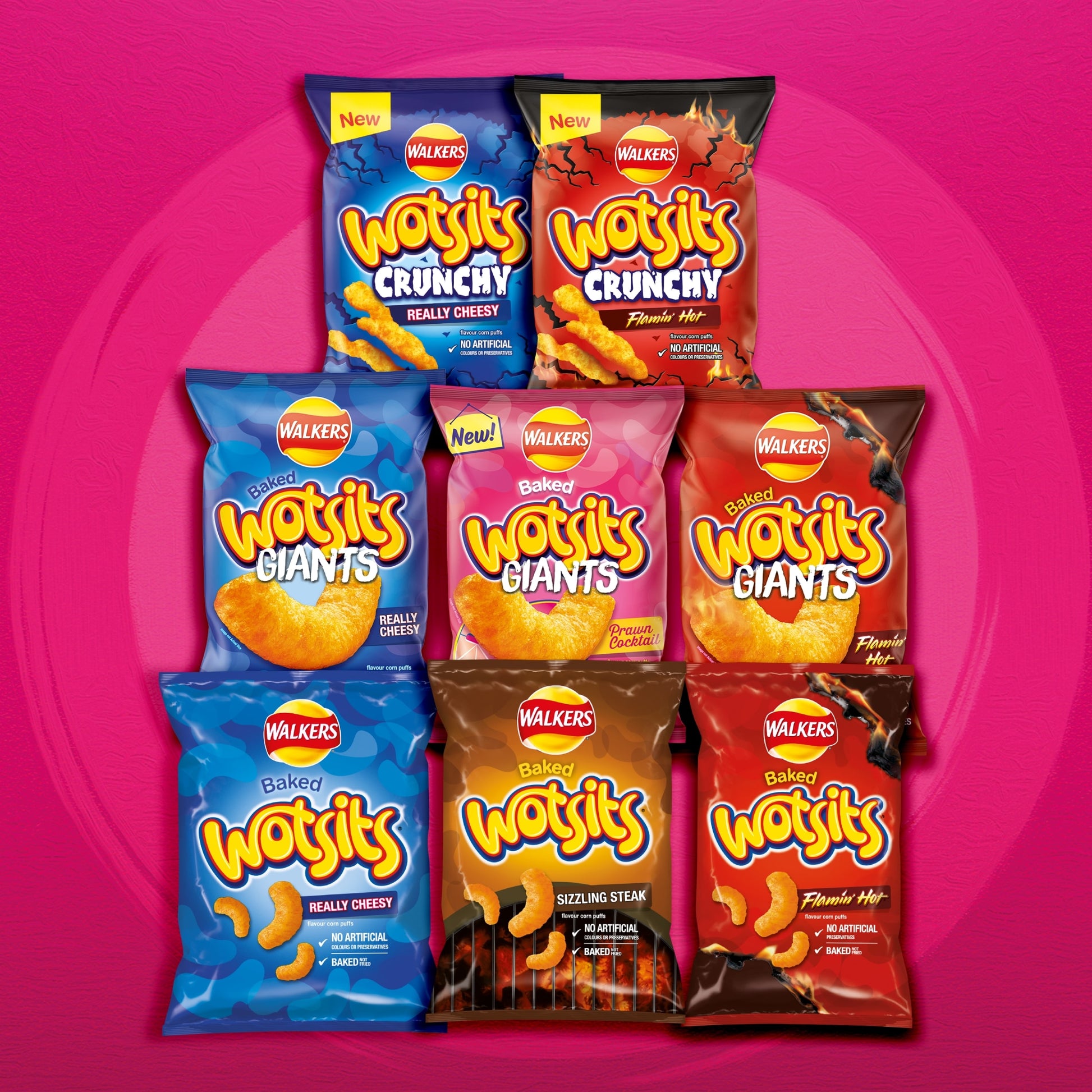 Walkers Wotsits Giants Prawn Cocktail Sharing Bag Crisps 105g — image 2