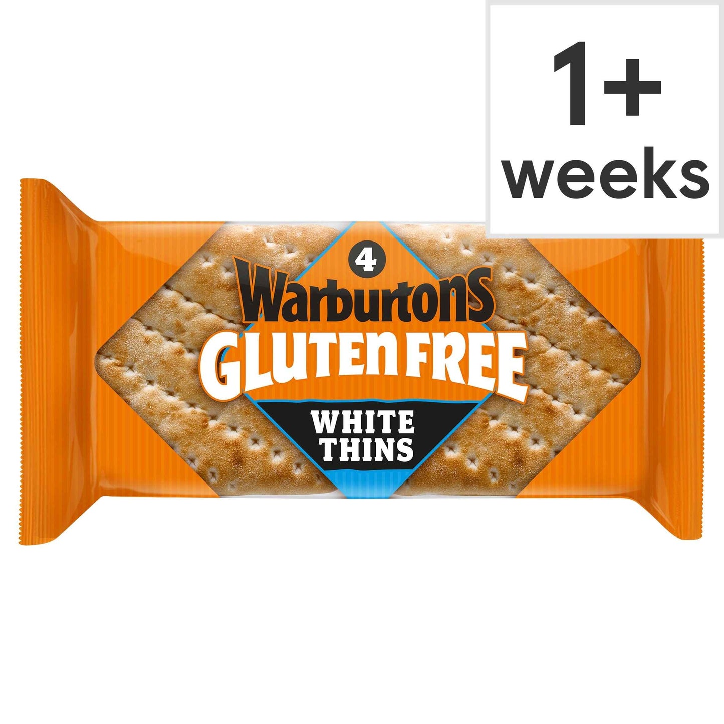 Warburtons Gluten Free White Thins 4 Pack 200g