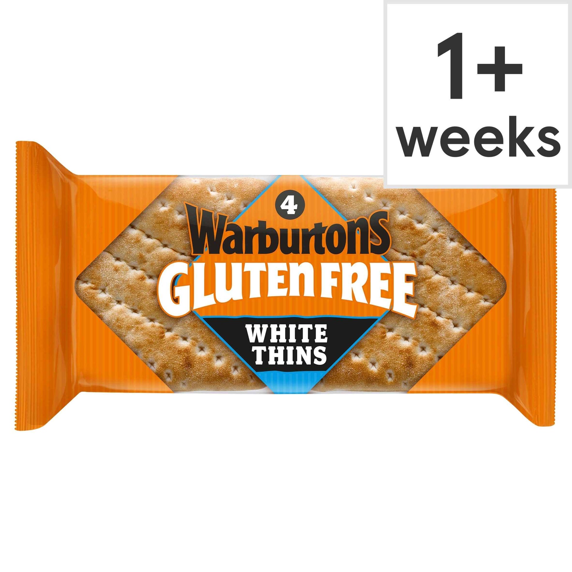 Warburtons Gluten Free White Thins 4 Pack 200g