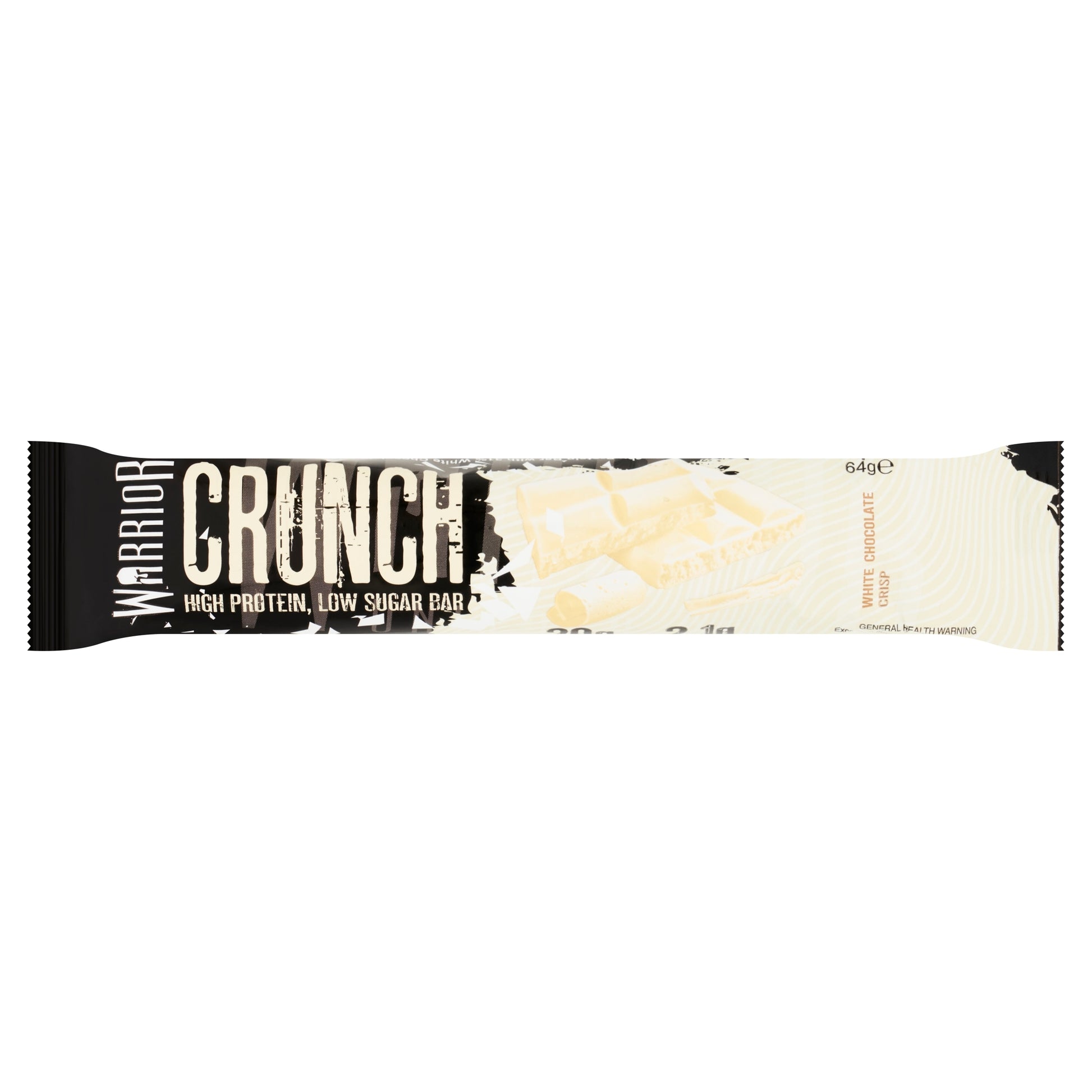 Warrior Crunch Protein Bar - White Chocolate Crisp 64g — image 1