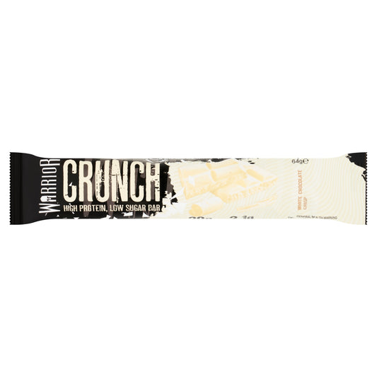 Warrior Crunch Protein Bar - White Chocolate Crisp 64g — image 1