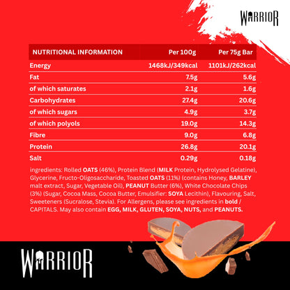 Warrior RAW Protein Flapjack Peanut Butter Cup 75g — image 4