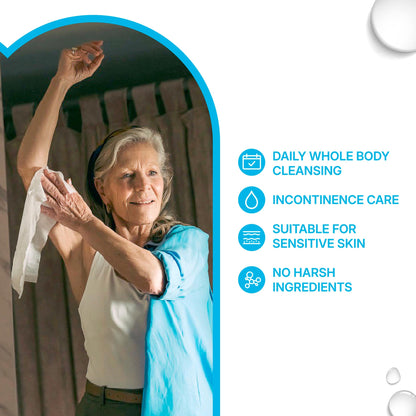 WaterWipes 3 in 1 Sensitive+ Body & Intimate Care XL 30 Wipes — image 4