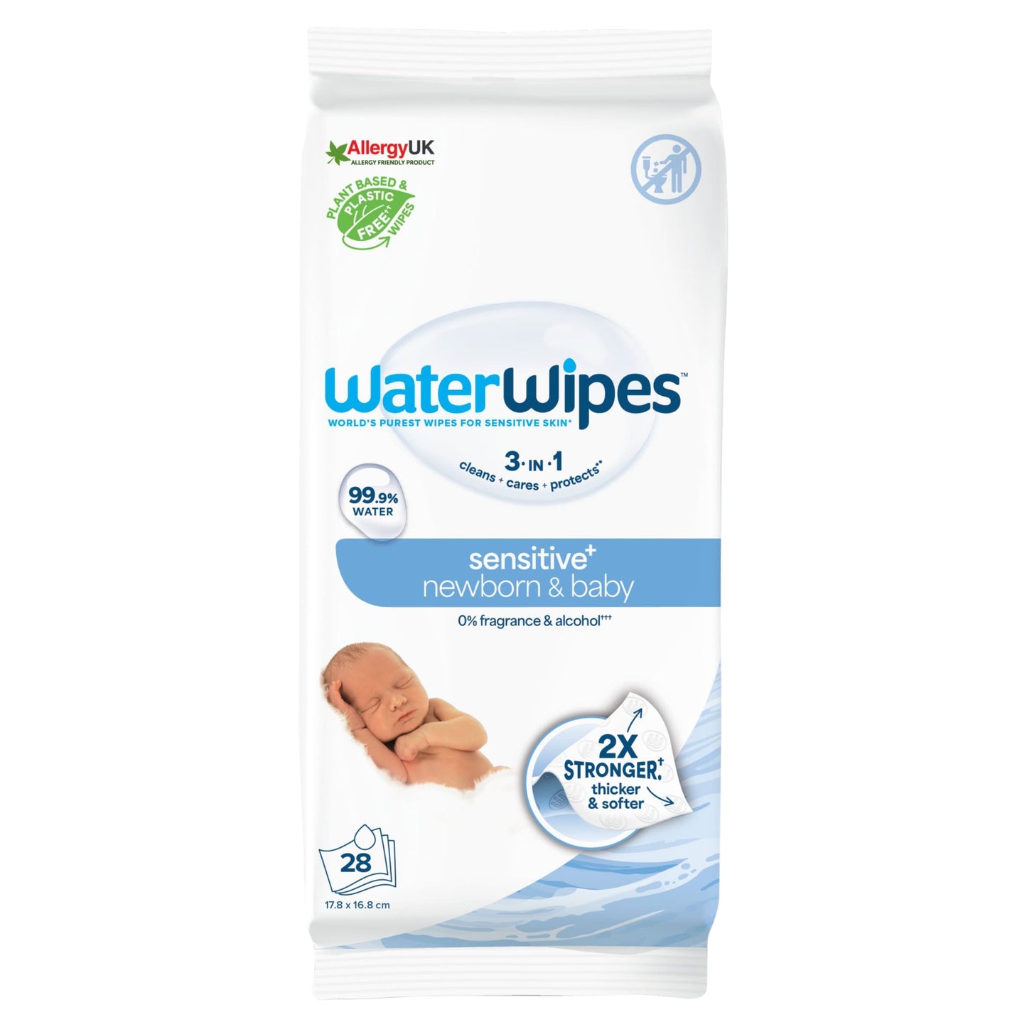 WaterWipes BIO Wet Wipes On The Go Pack 28 sheet — image 1