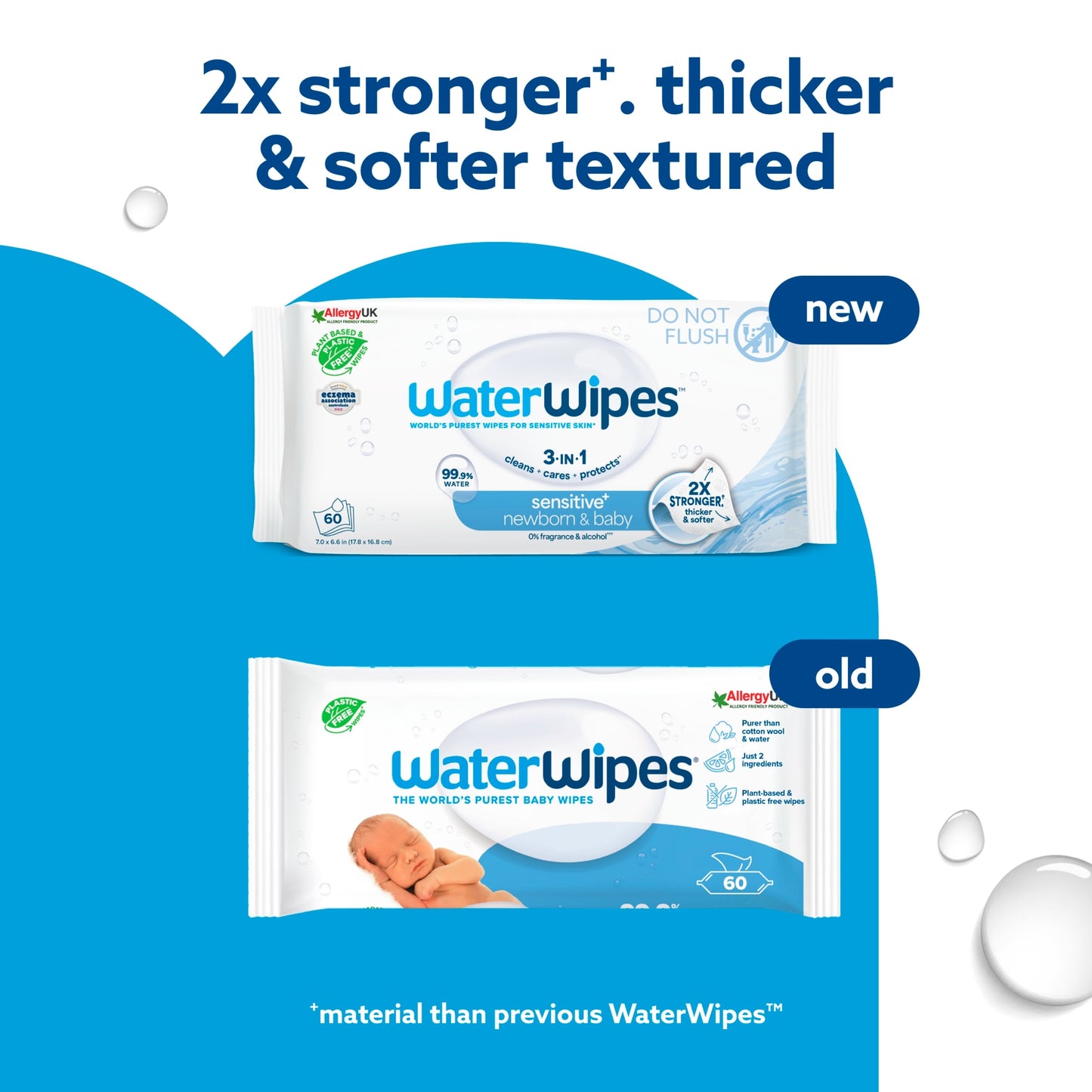 Waterwipes Biodegradable Baby Wipes 60 Pack — image 2