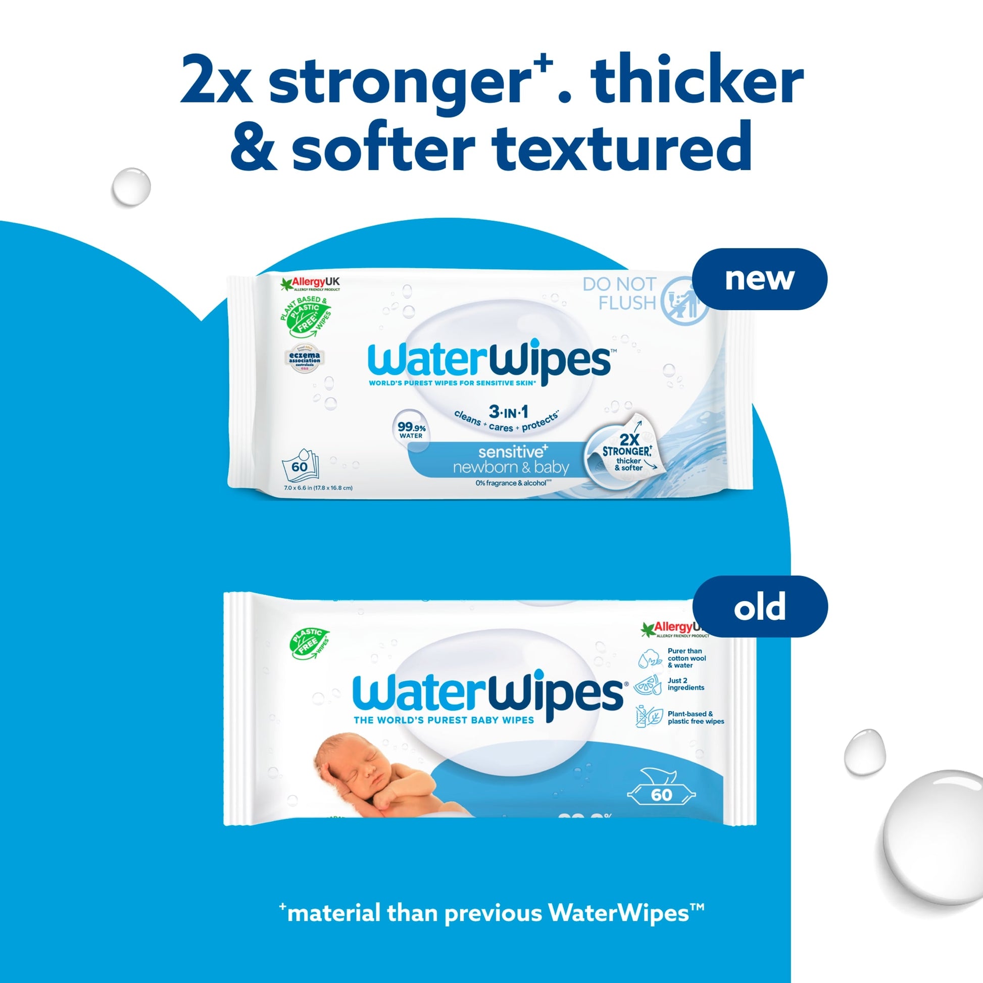 Waterwipes Biodegradable Baby Wipes 60 Pack — image 2