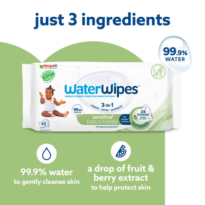WaterWipes Toddler & Baby Wipes 3pk (60 Wipes) — image 2