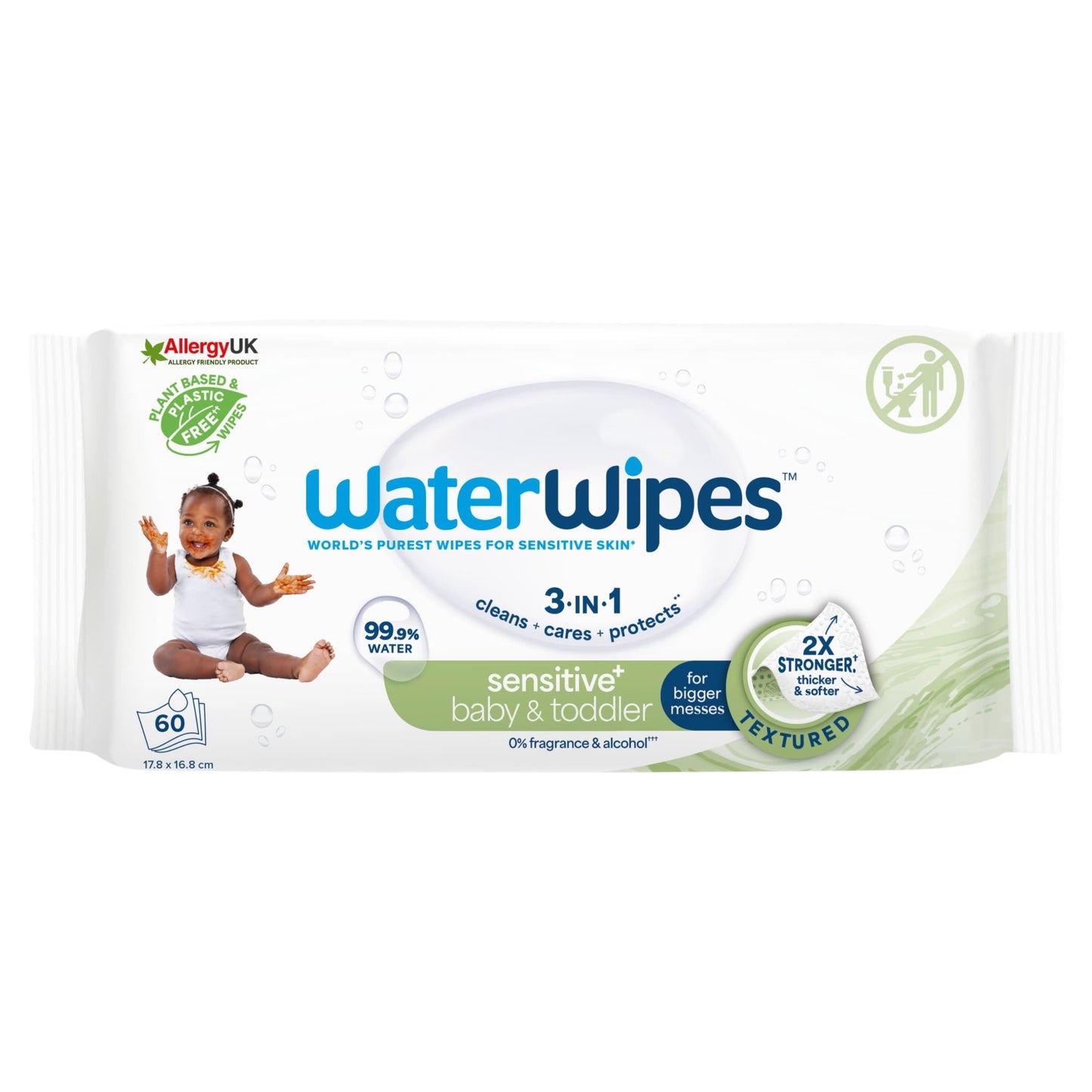 Waterwipes Txtrd Biodegradable Baby Wipes 60 Pack — image 1