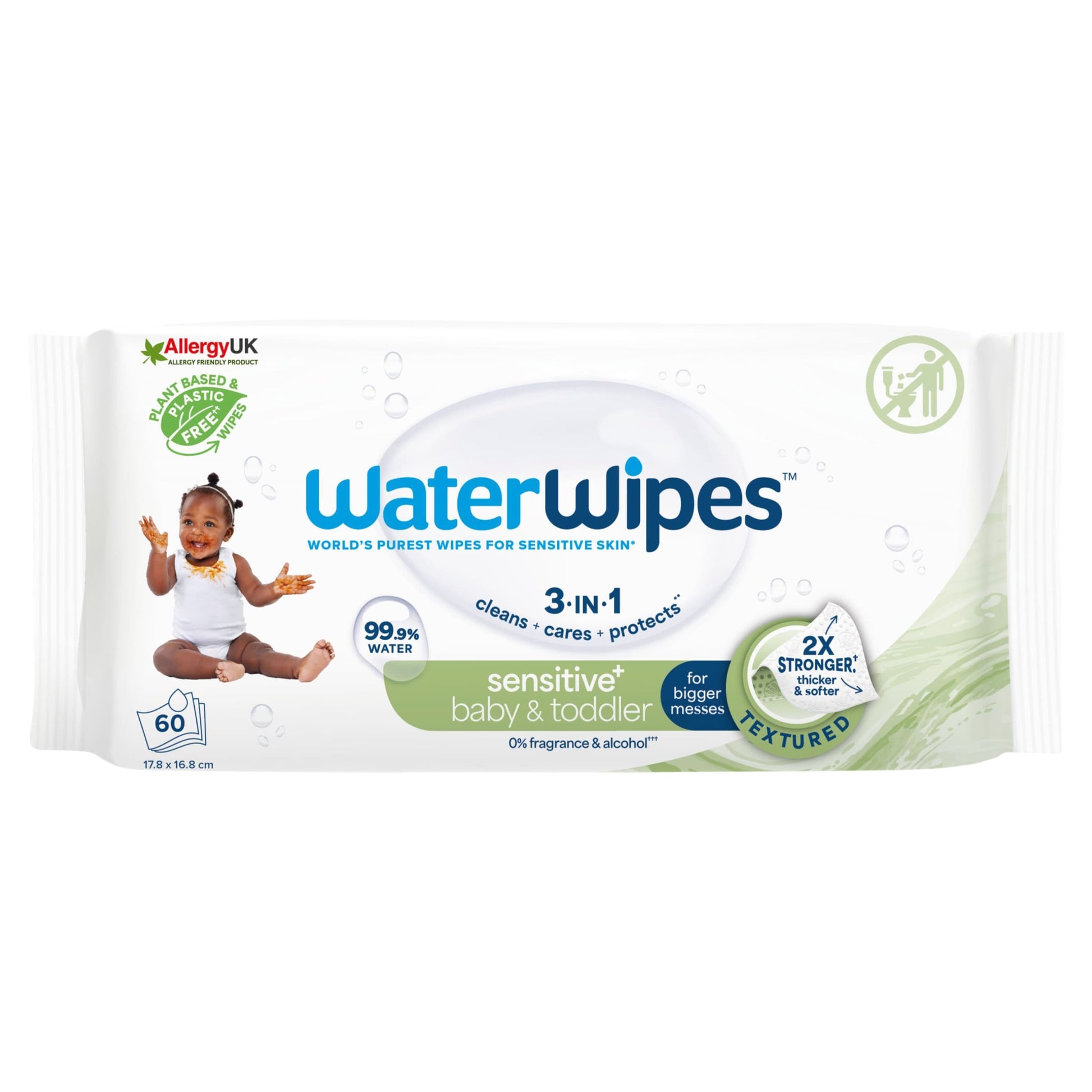 Waterwipes Txtrd Biodegradable Baby Wipes 60 Pack — image 1