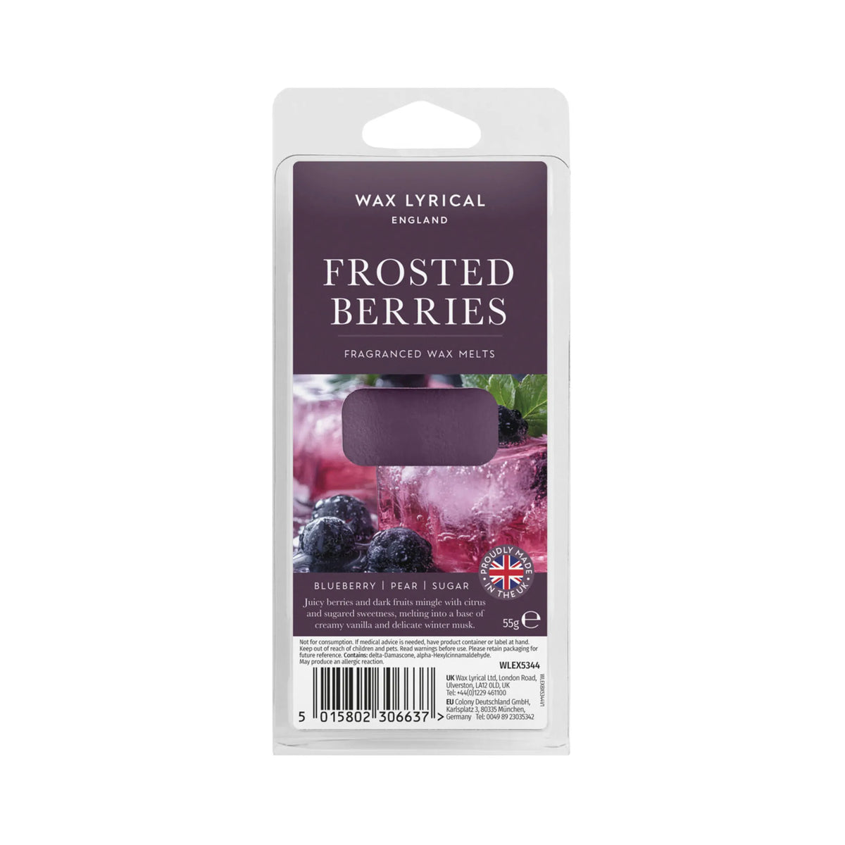 Wax Lyrical England Frosted Berries Fragranced Wax Melts 55g — image 1