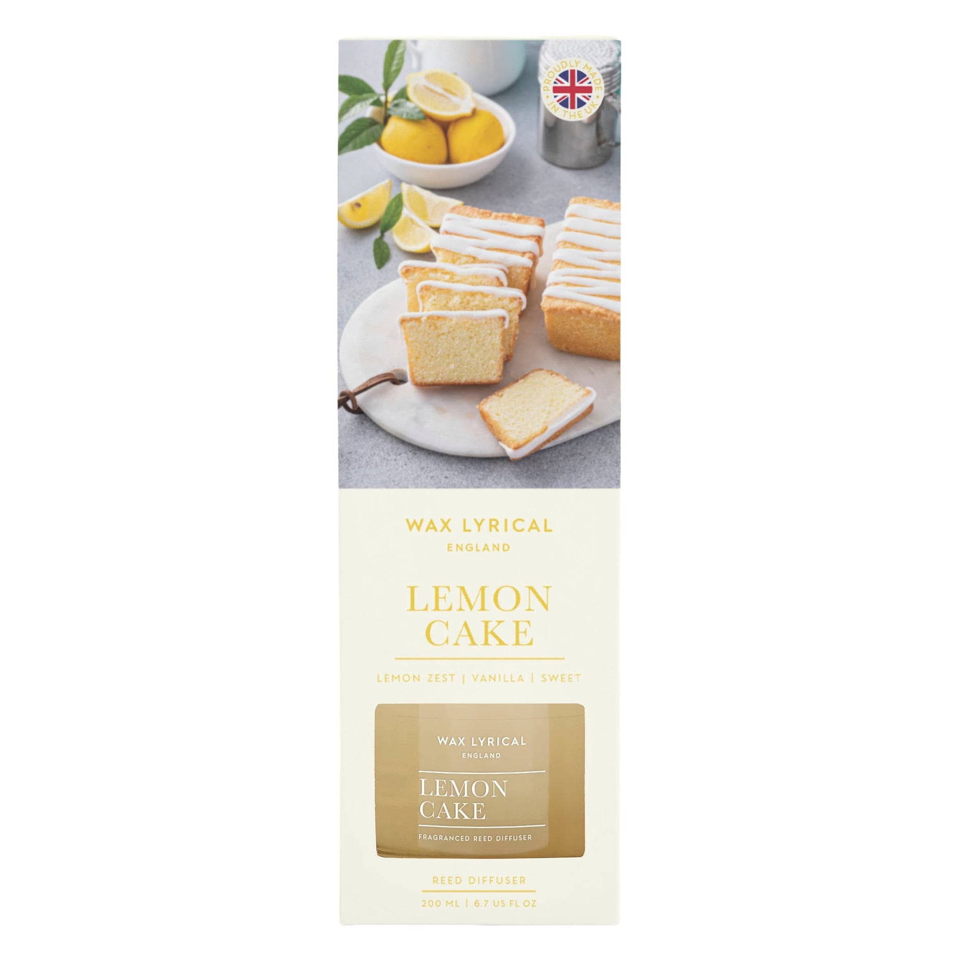 Wax Lyrical England Lemon Cake Reed Diffuser 200ml — image 1