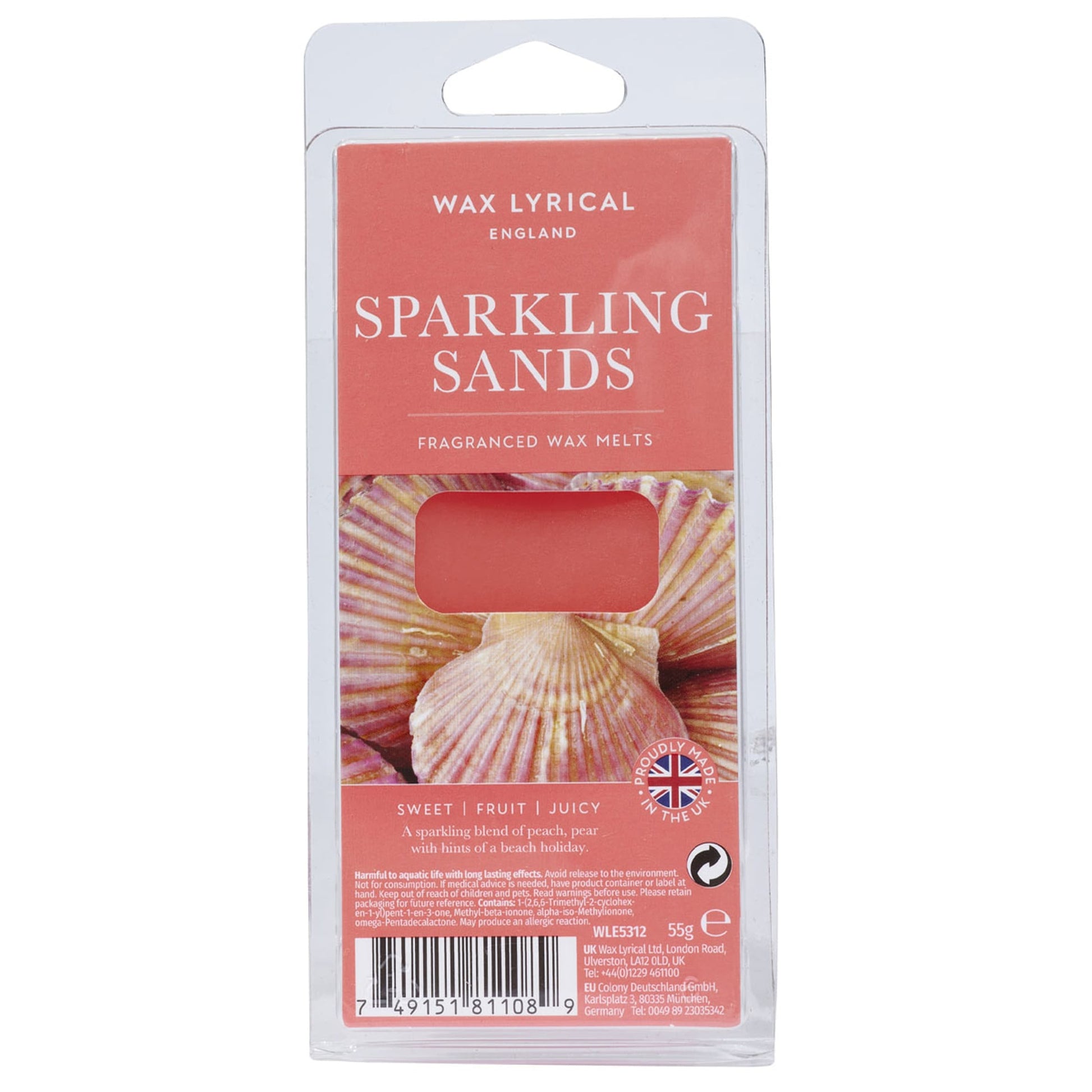 Wax Lyrical England Sparkling Sands Wax Melt 55g — image 1