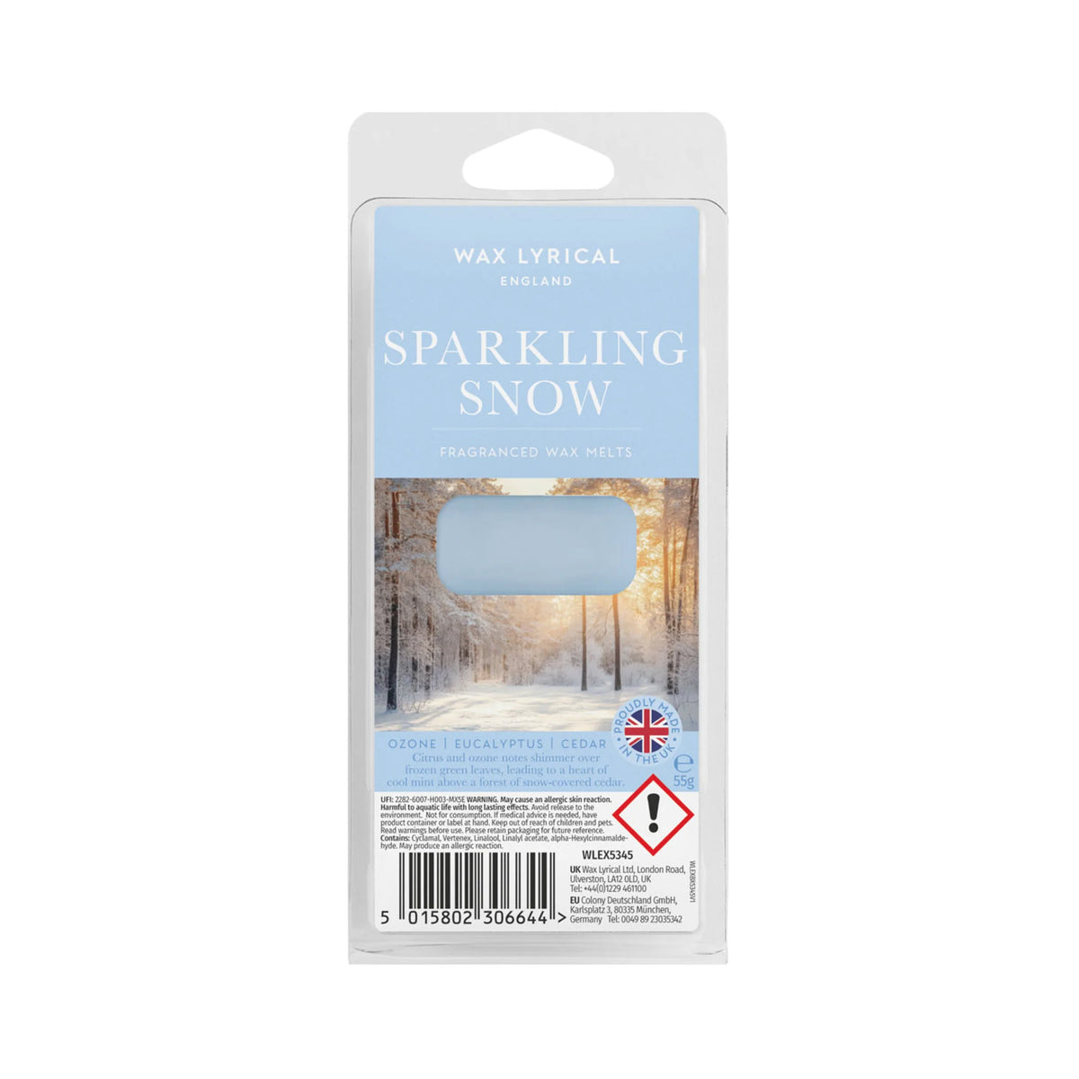 Wax Lyrical England Sparkling Snow Fragranced Wax Melts 55g — image 1