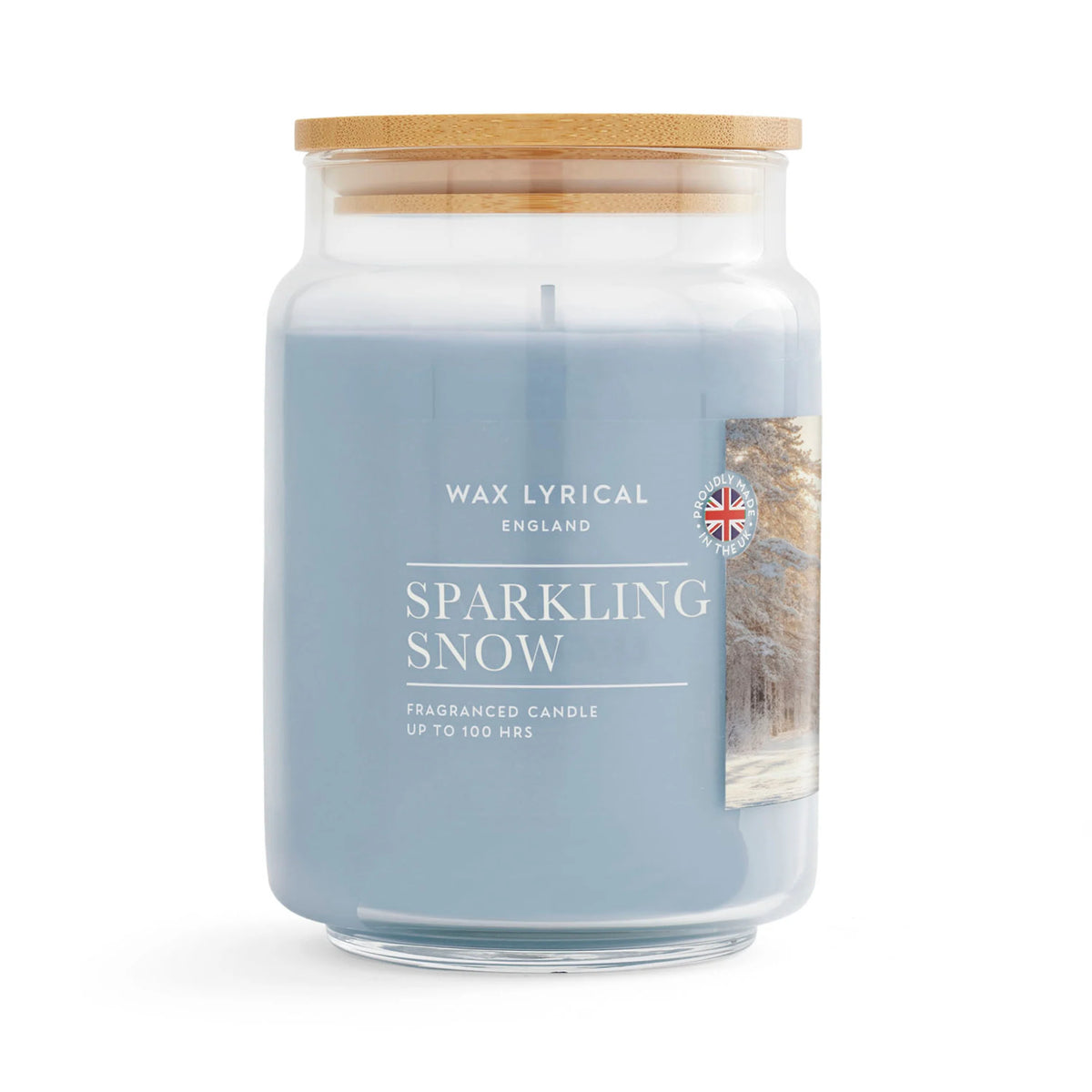 Wax Lyrical England Sparkling Snow Large Candle 475g — image 1