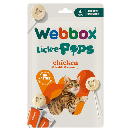 Webbox Cat 4 Lick e Pops Chicken 5.6g — image 1