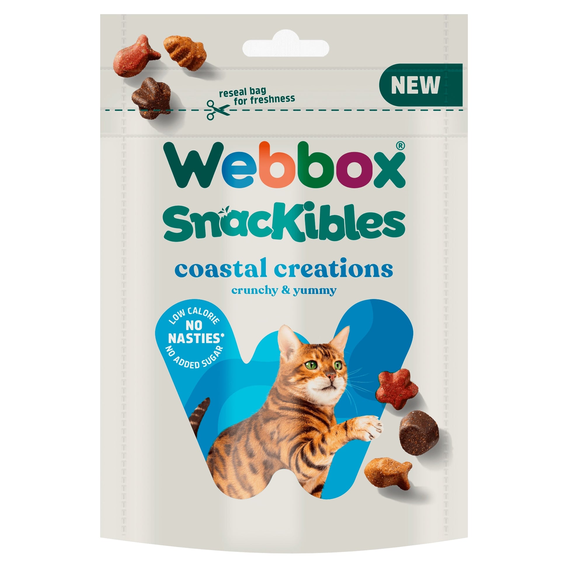 Webbox Snackibles Coastal Creations Cat Treats 85g — image 1