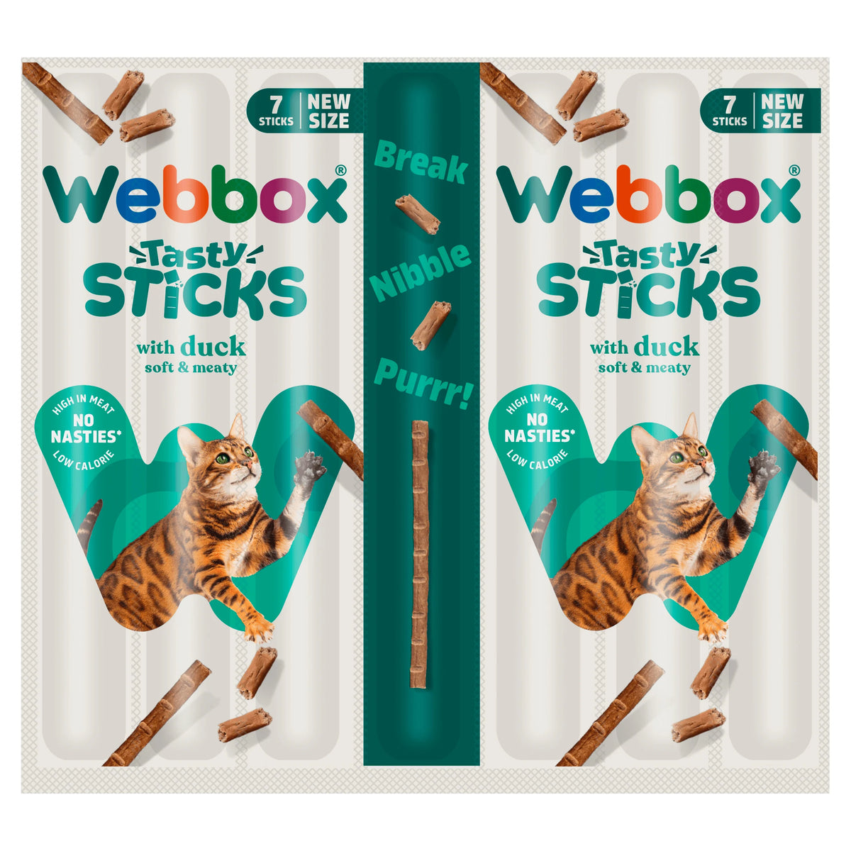 Webbox Tasty 7 Sticks with Duck 35G — image 1
