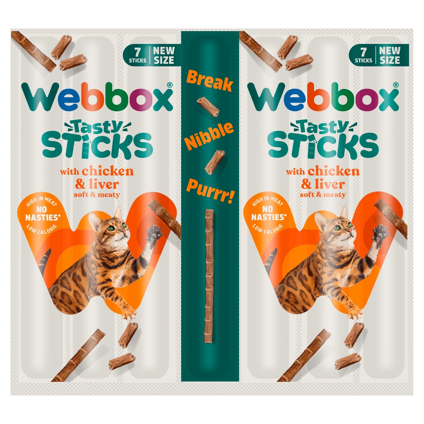 Webbox Tasty Sticks with Chicken & Liver 7x5g — image 1