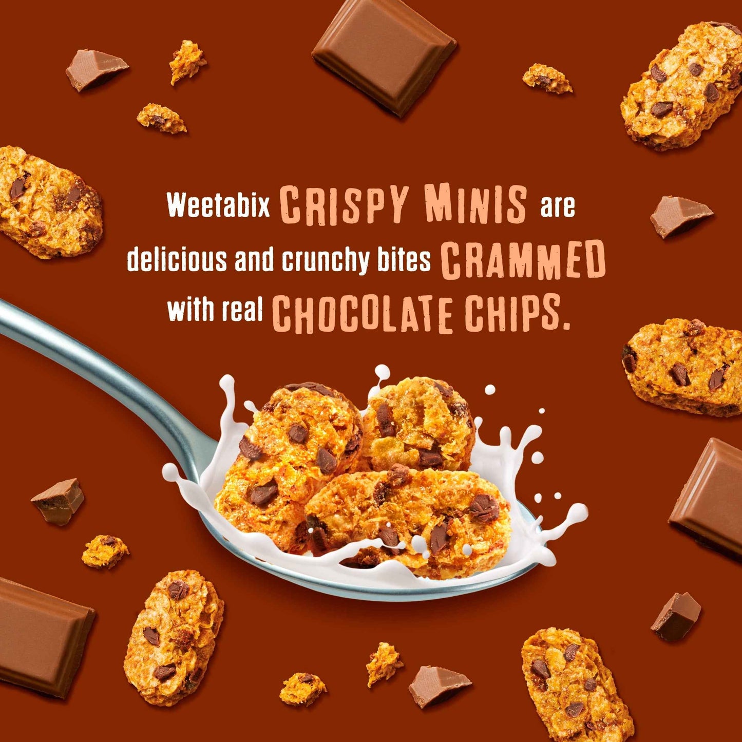 WEETABIX Crispy Minis Chocolate Chip Cereal 850g