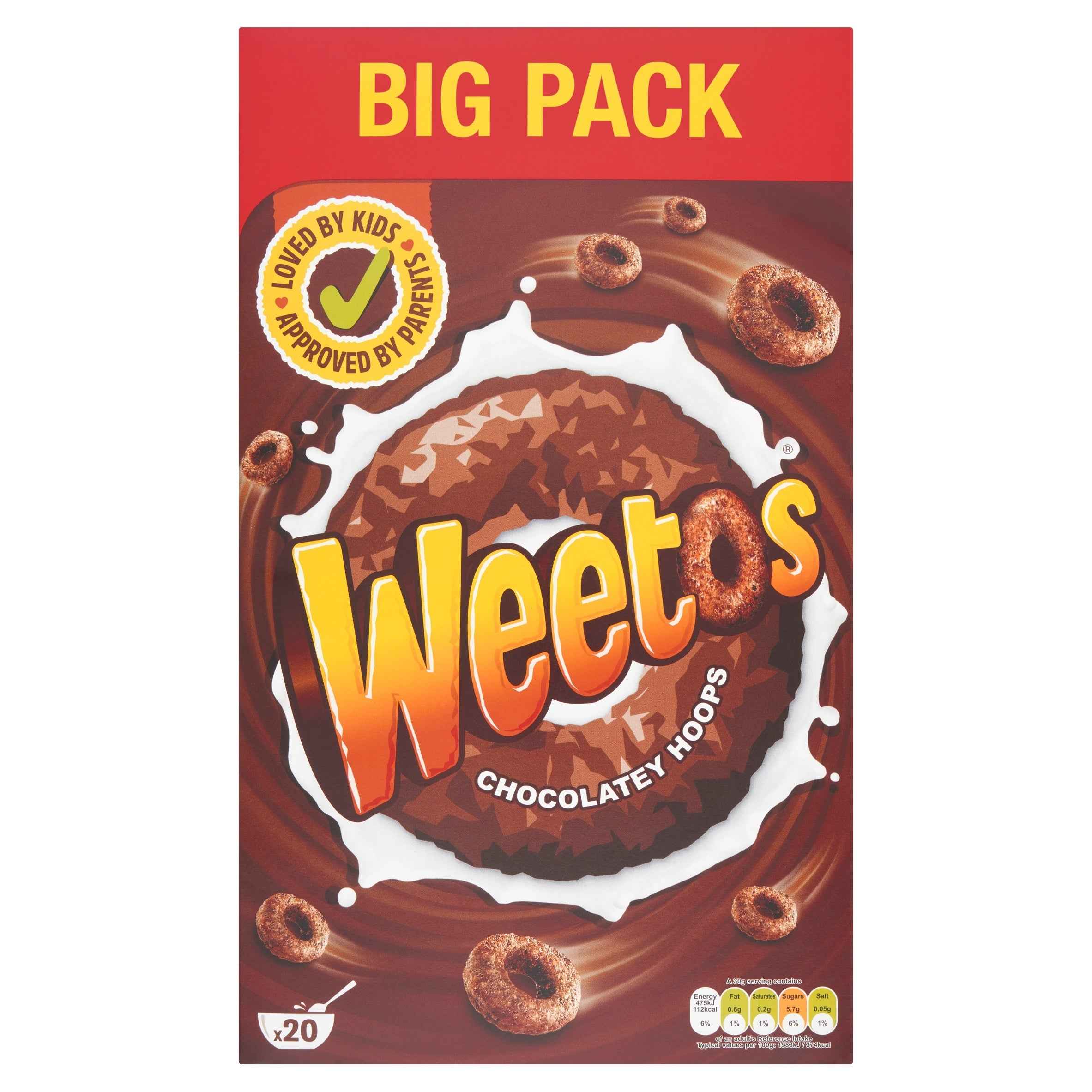 Weetos Chocolatey Hoops Cereal 600g – GreatBritishImports