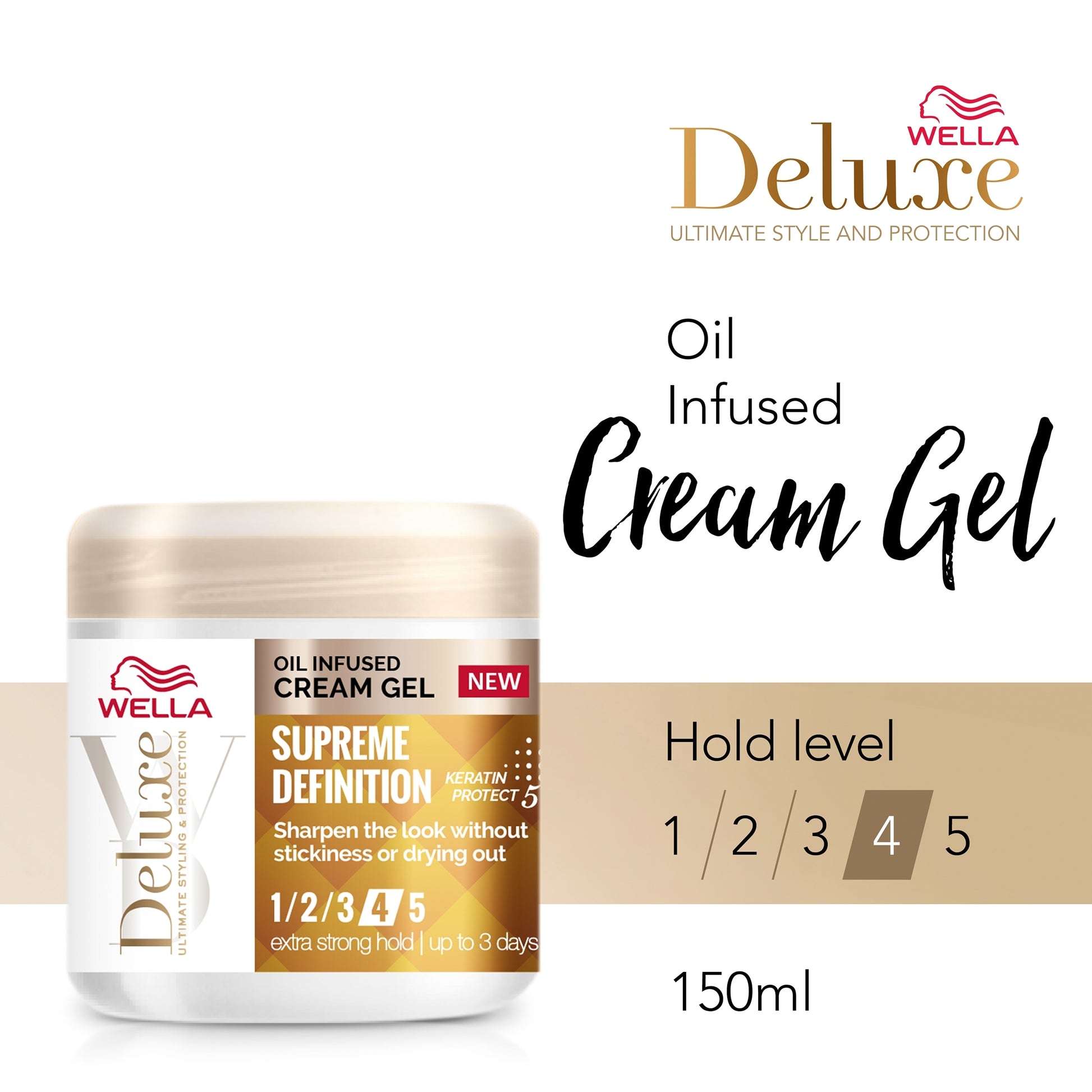 WELLA DELUXE OIL INFUSED CREAM GEL 150ML — image 2