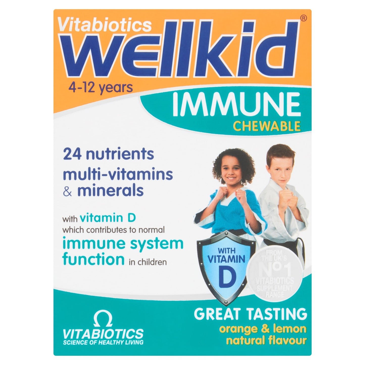 Wellkid Immune 4-12 Years Chewable Supplement 30 Tablets — image 1